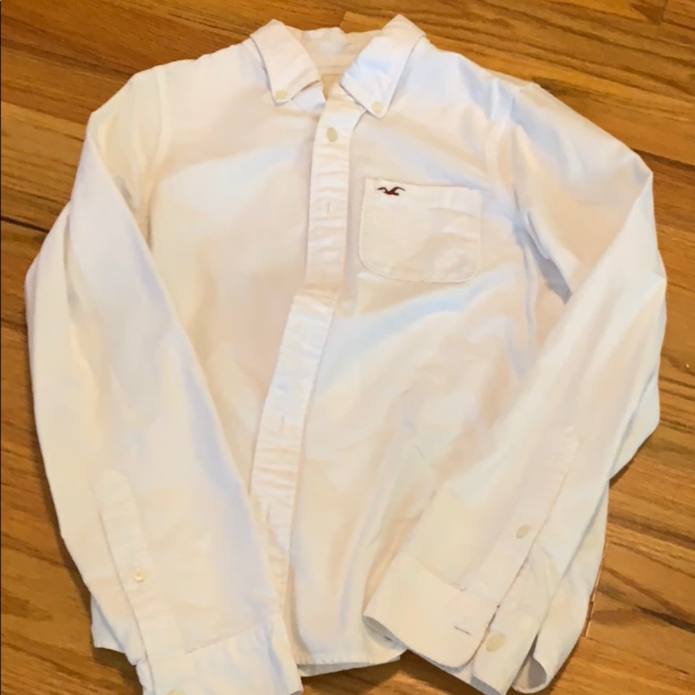 White Hollister button down